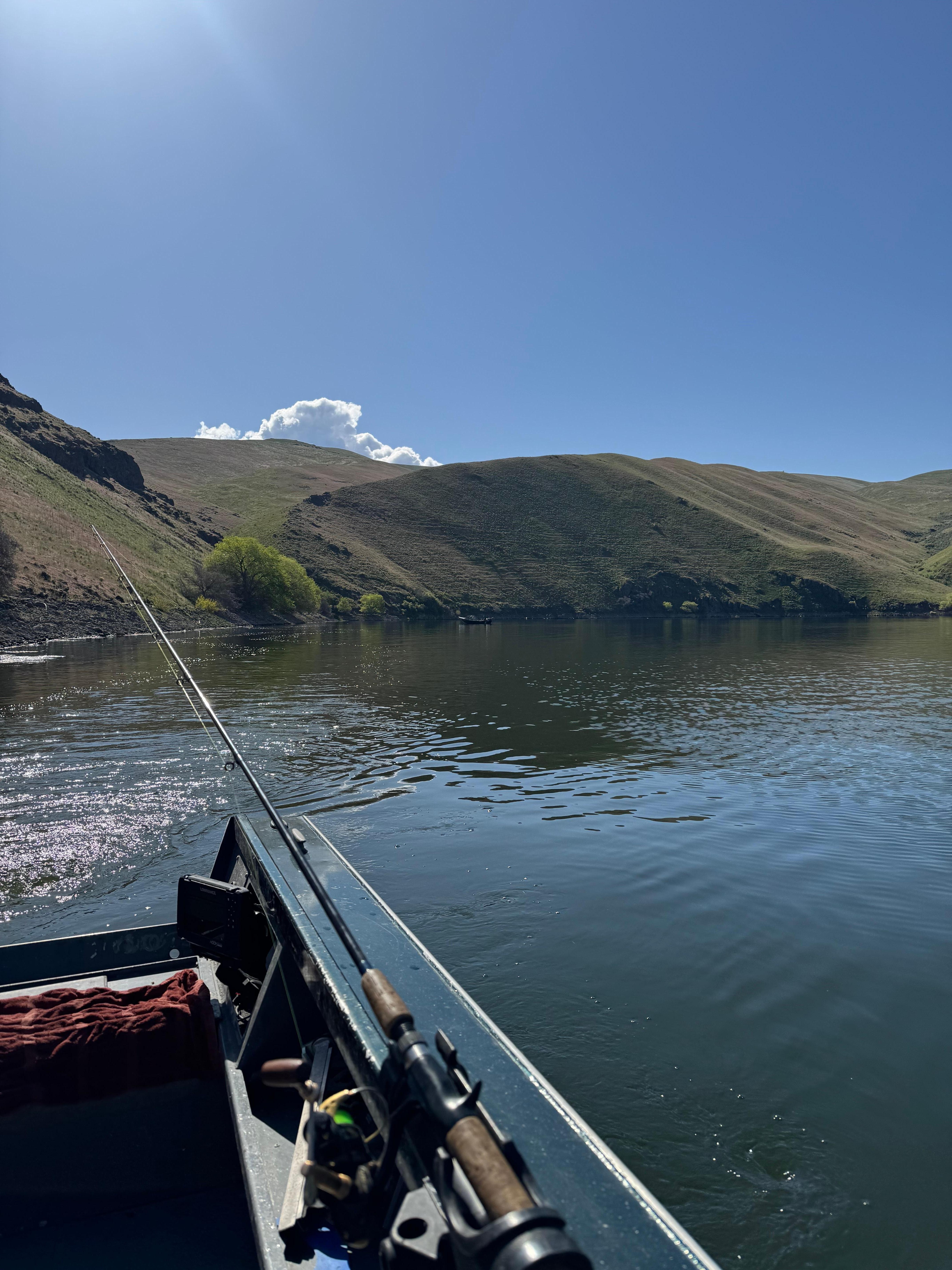 The powder river was beautiful