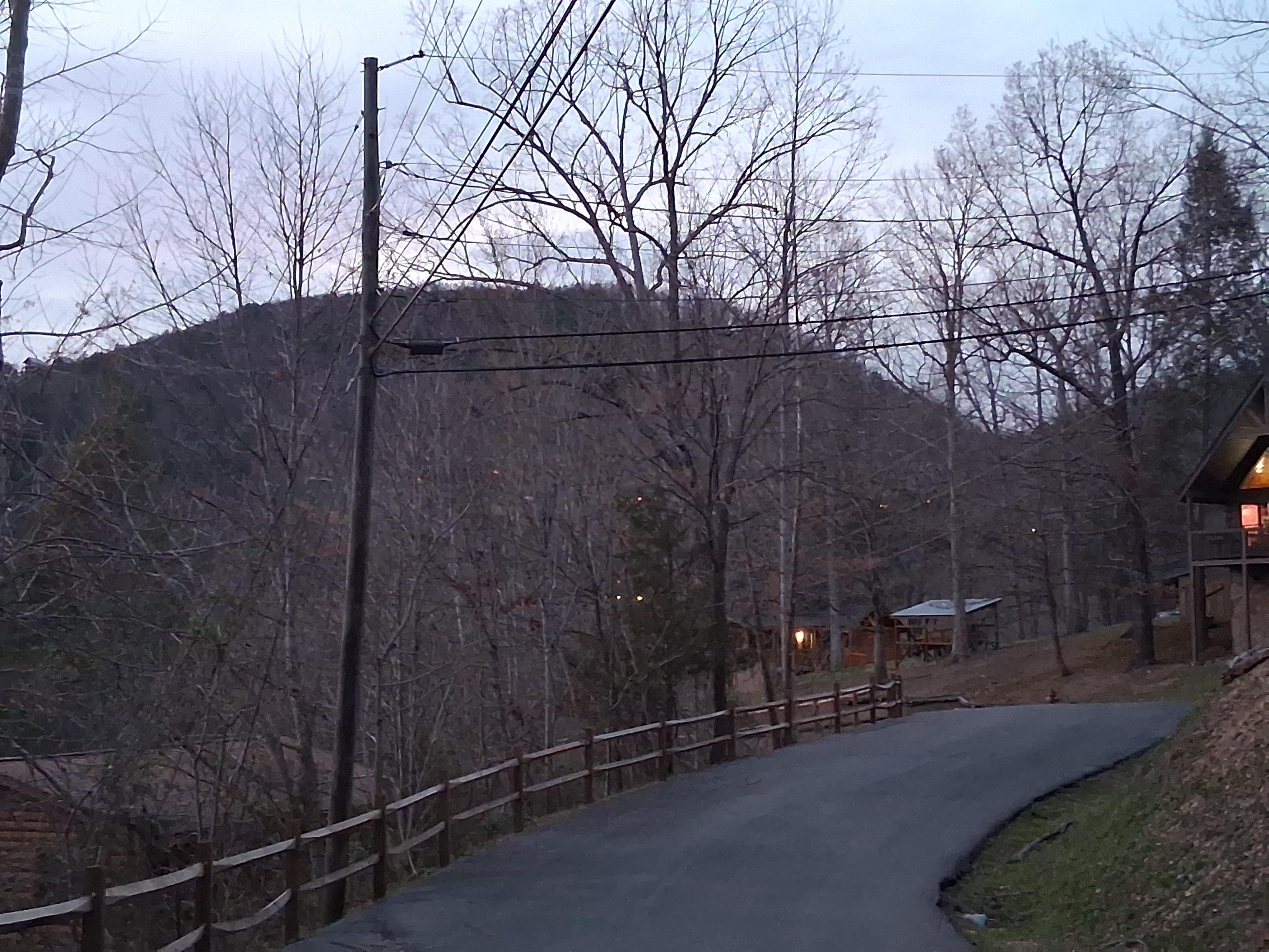 Another beautiful photo from our cabin. 