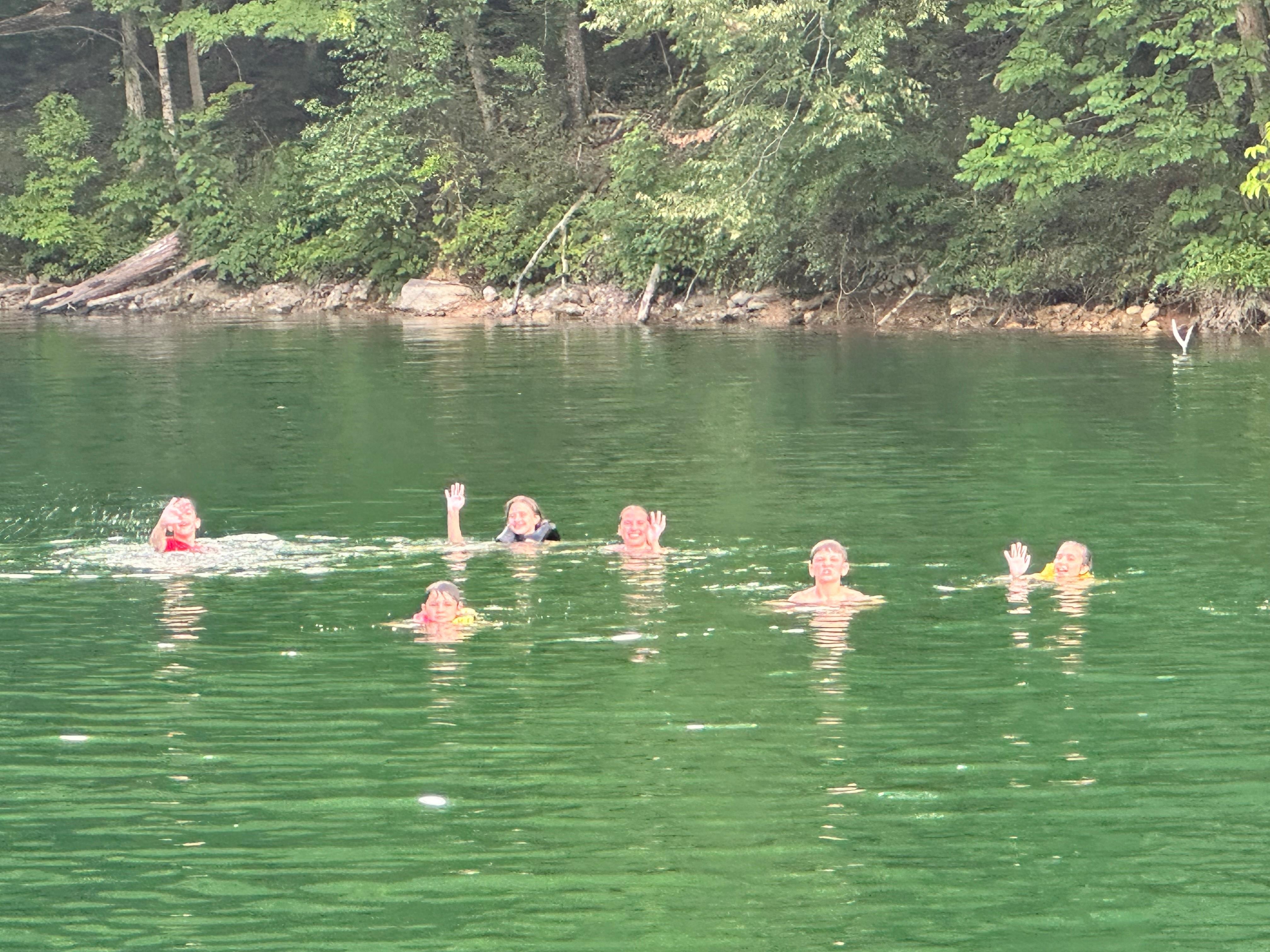 Cove at house great spot to swim and kayak!