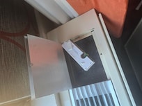 How it was left after someone came to talk a look.