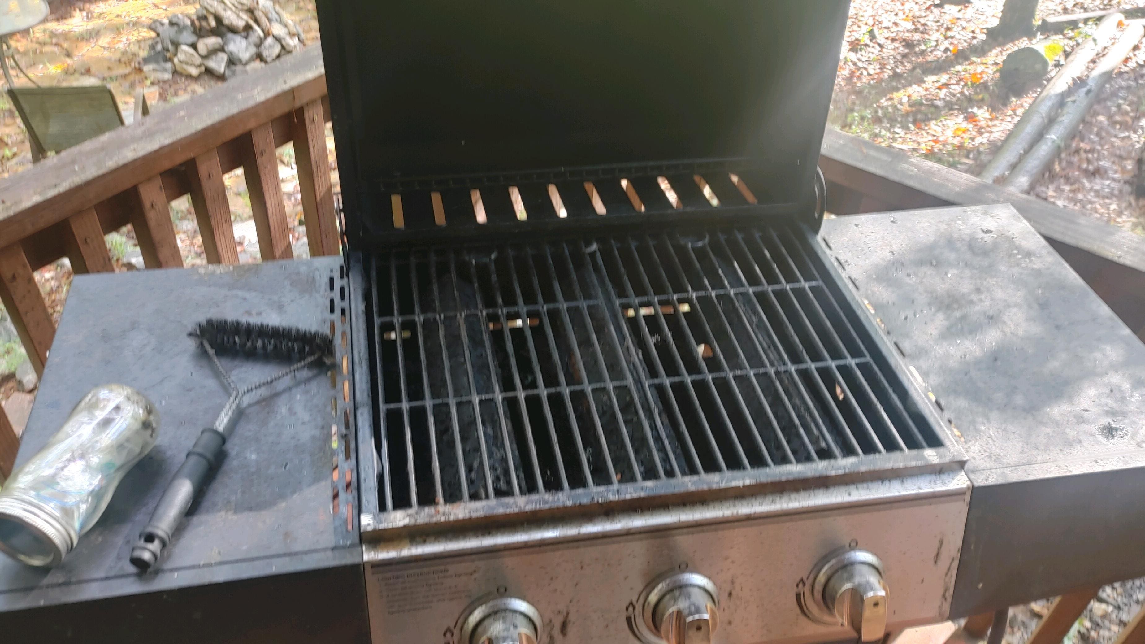 Grill was not clean