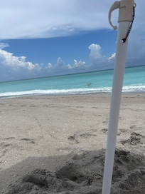 Look at this blue water!