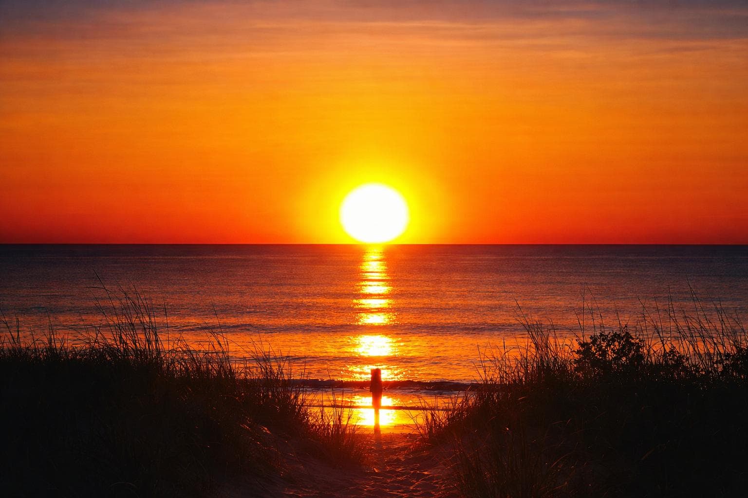 Sunrise from the balcony