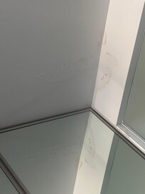 Be aware of stains on walls.