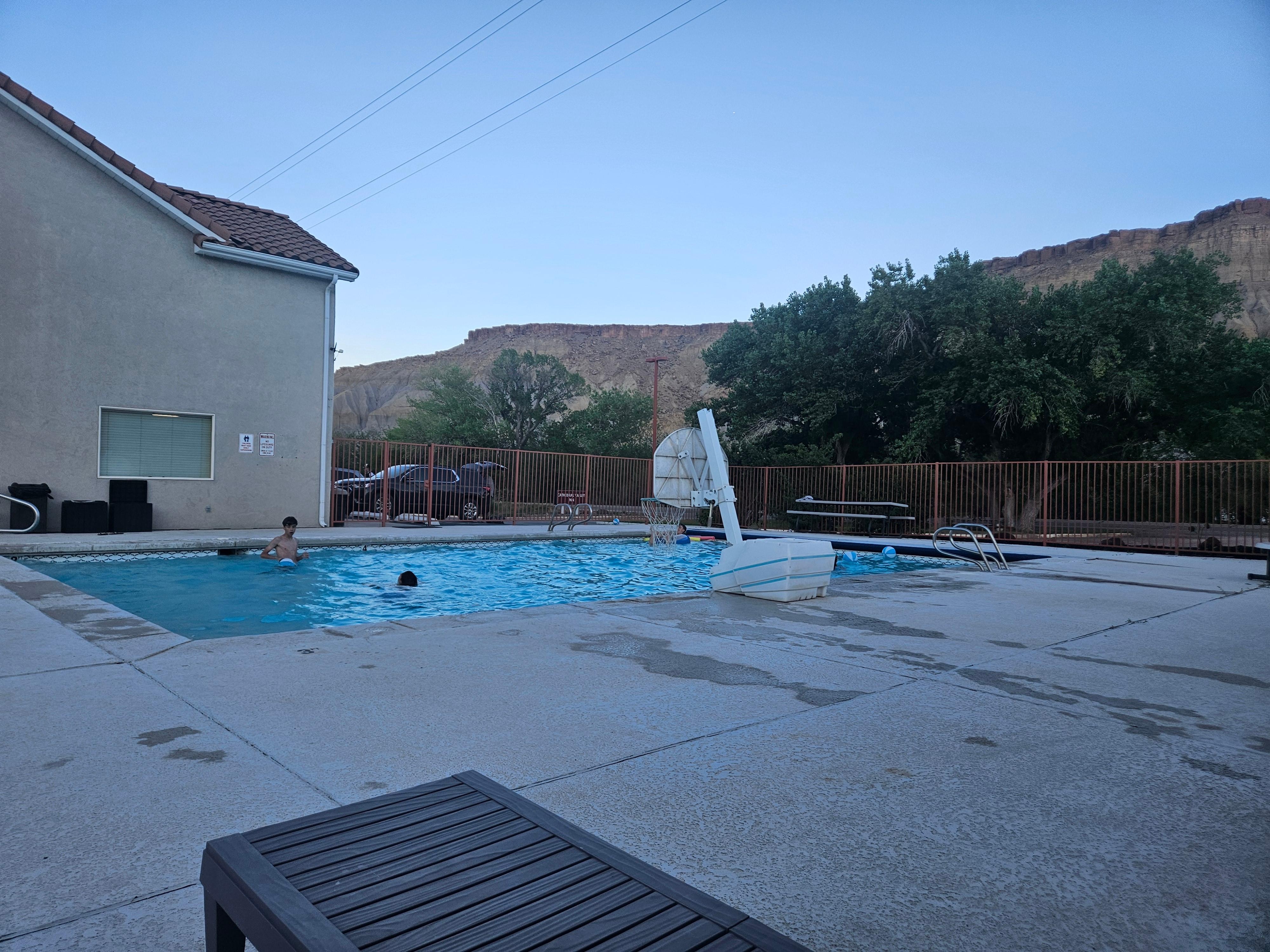 Great view from the pool