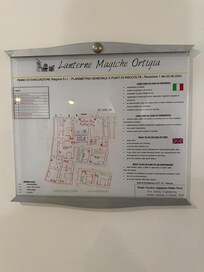 Übersichtsplan des Hotels Lanterne MAGICHE Ortigia