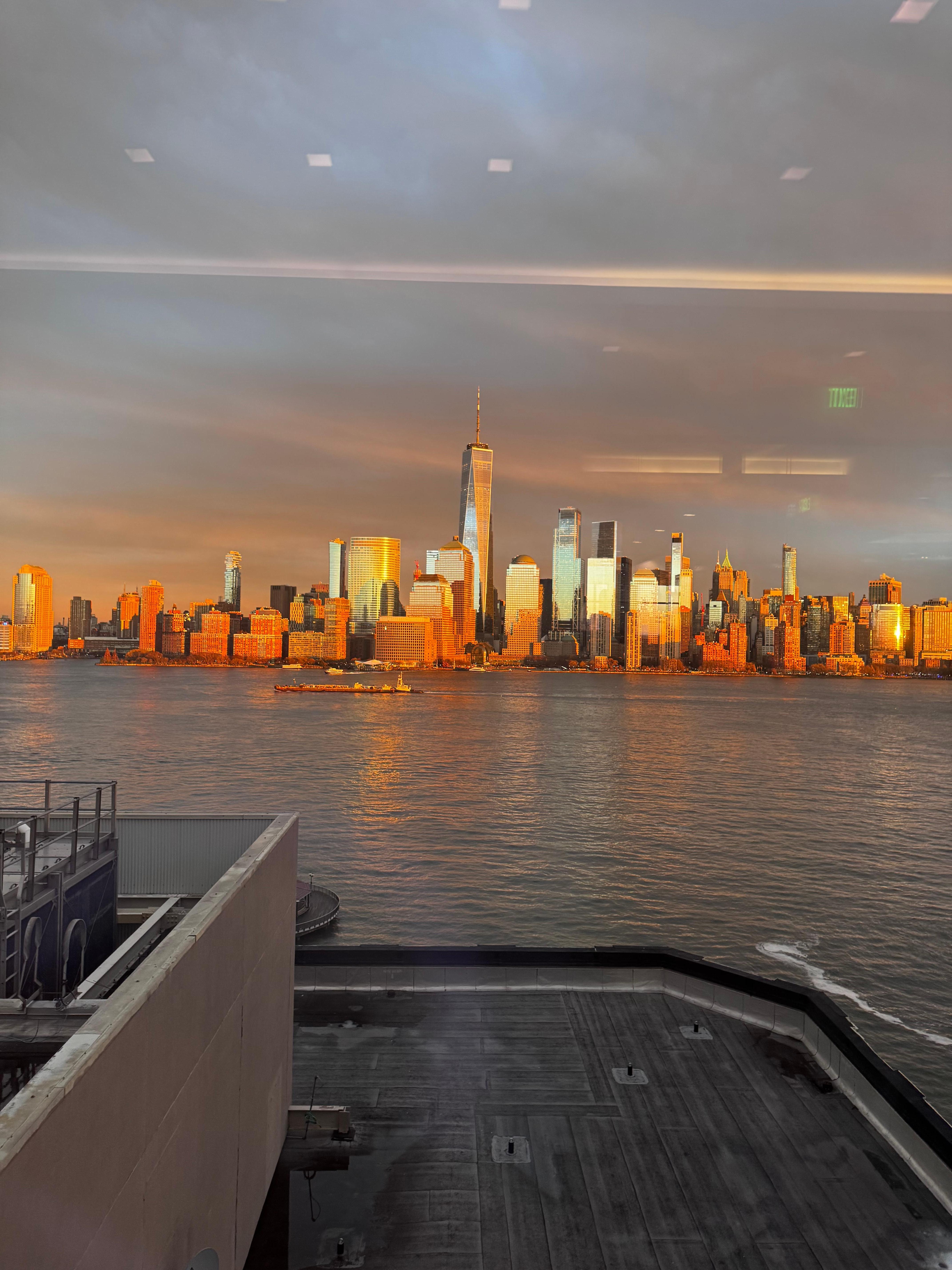 La vista desde el comedor 