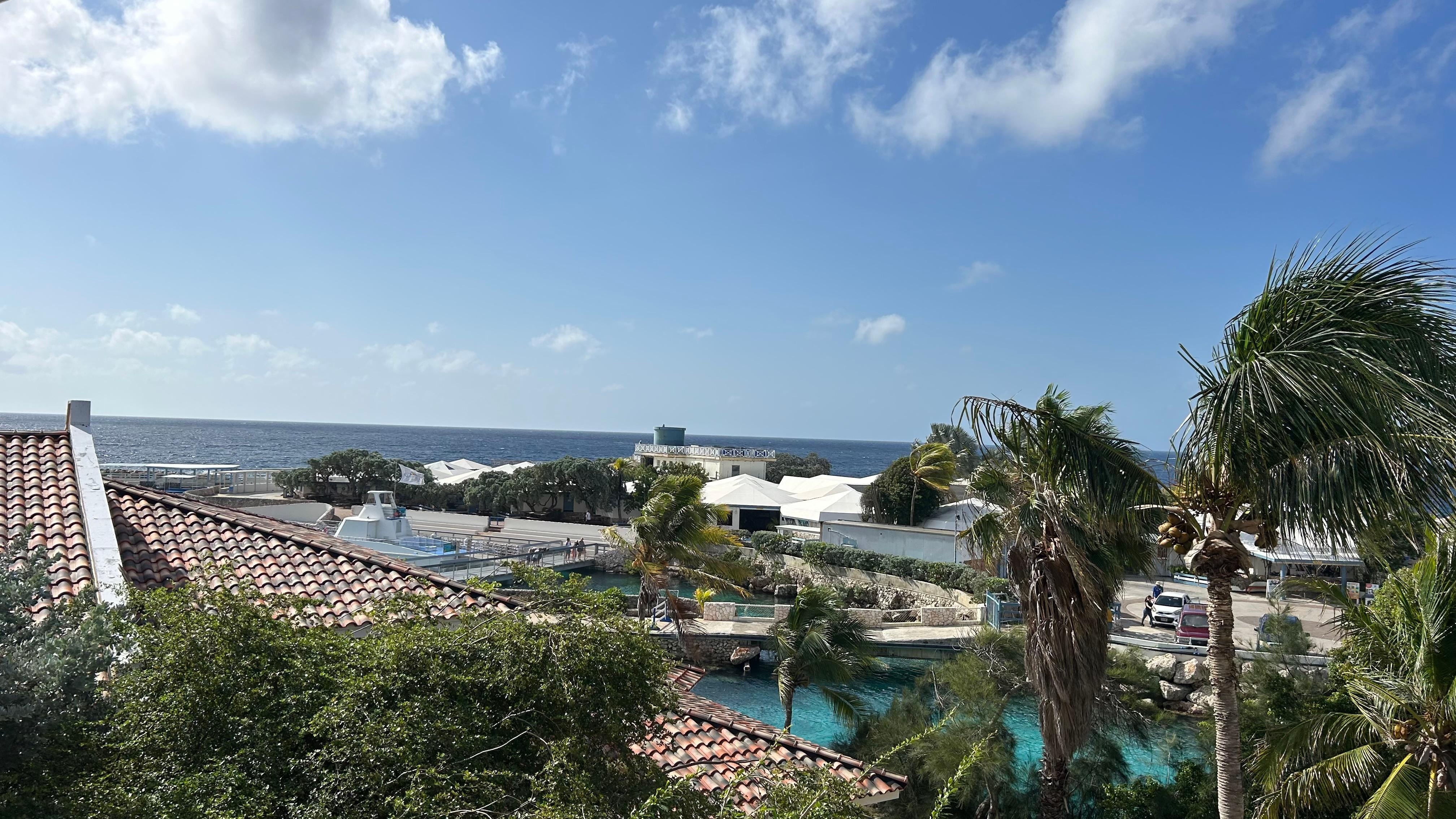 Looking towards the aquarium from the balcony