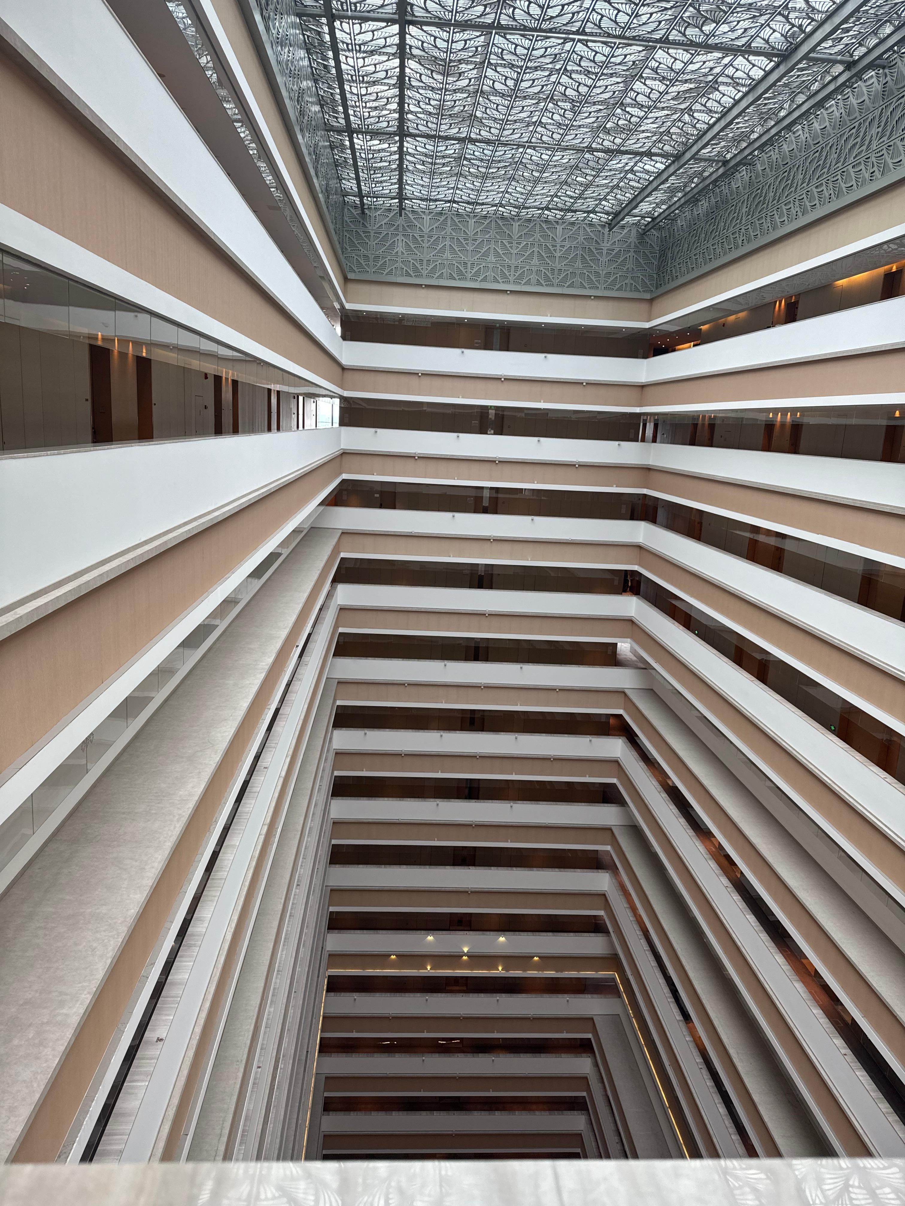 As soon as we walked out of the elevator 