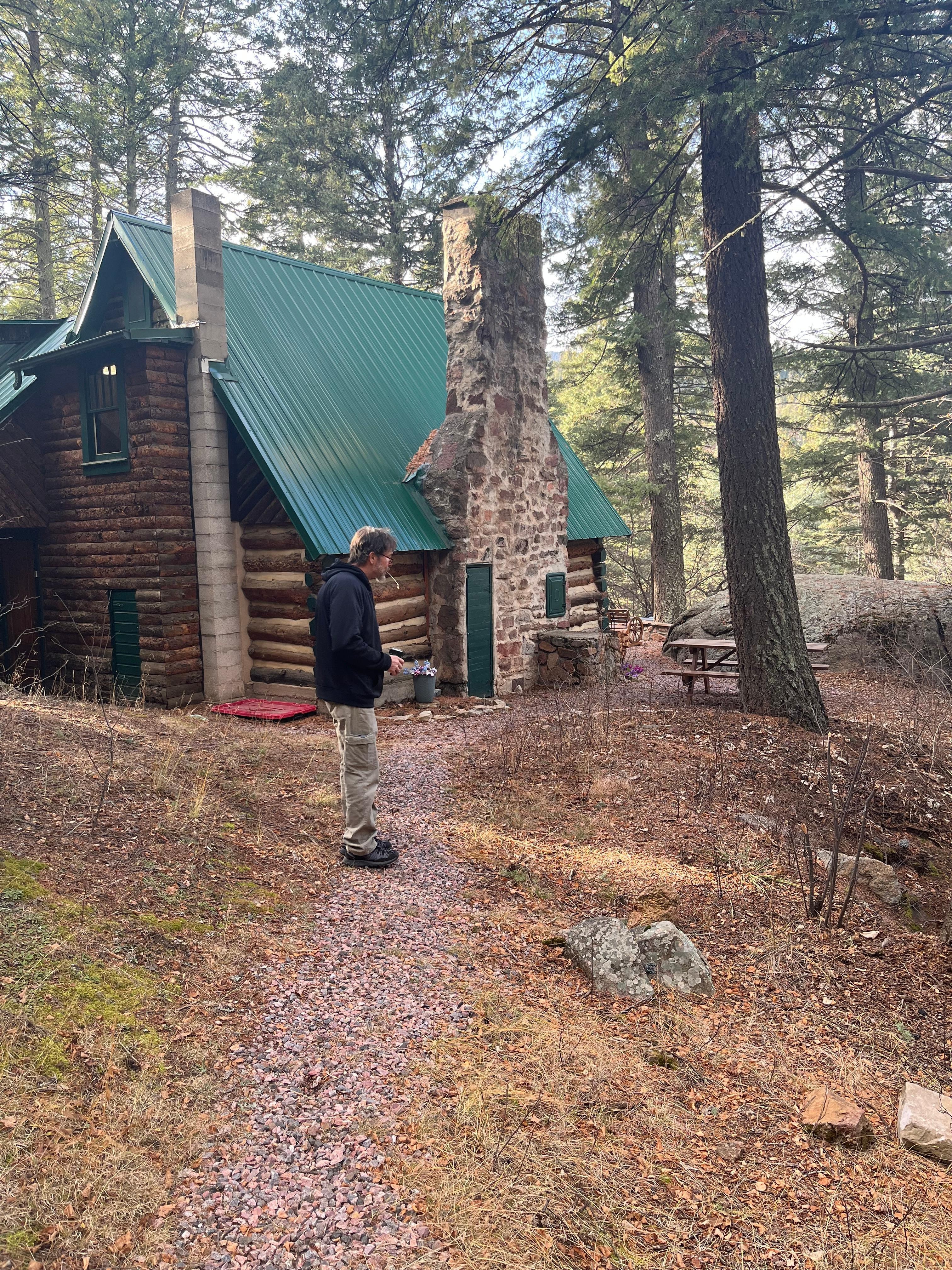 Trail from back of cabin