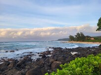 From yard towards the beach
