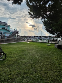 View of the dock.