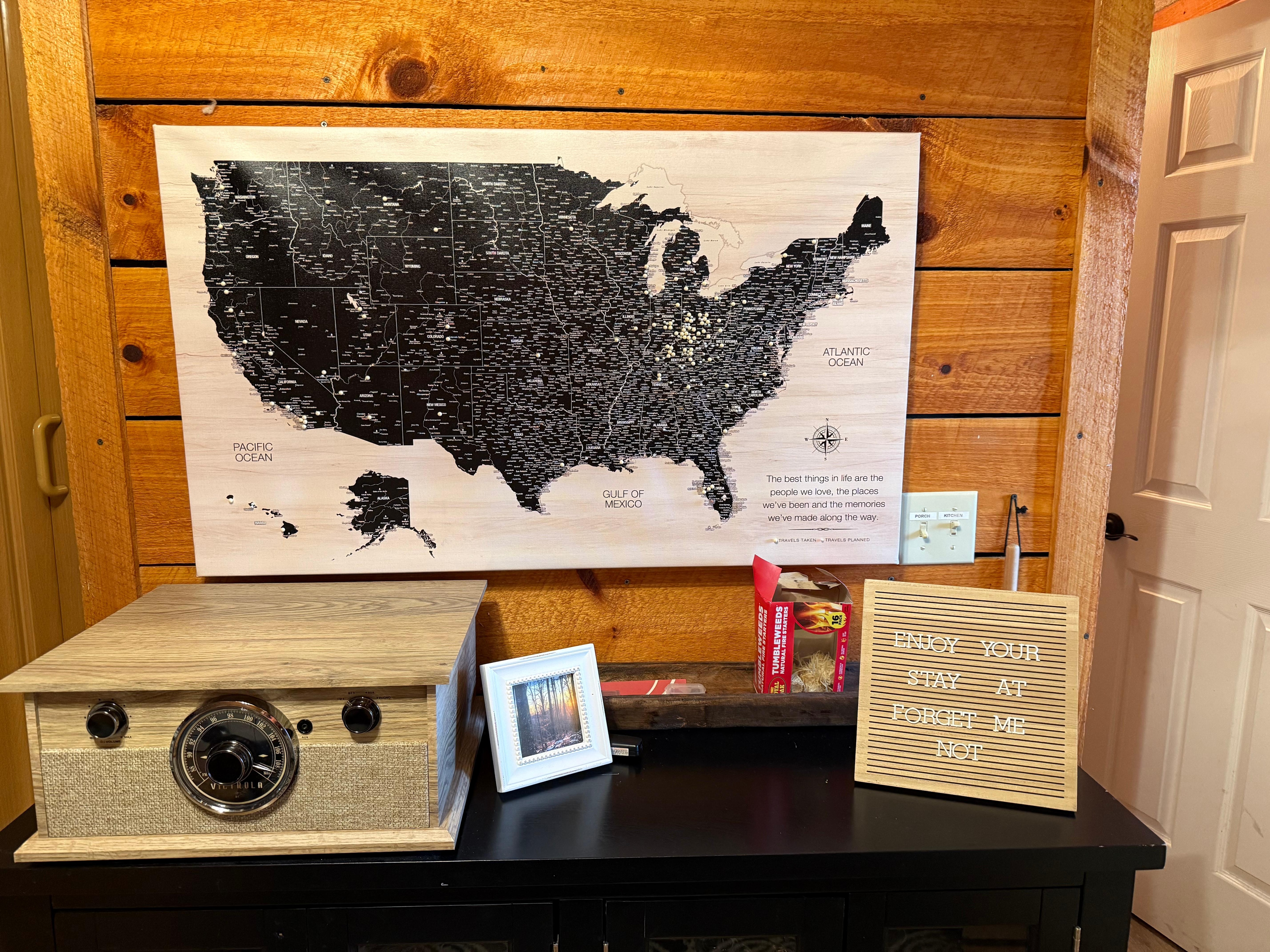 Sunset from the front porch swing. 