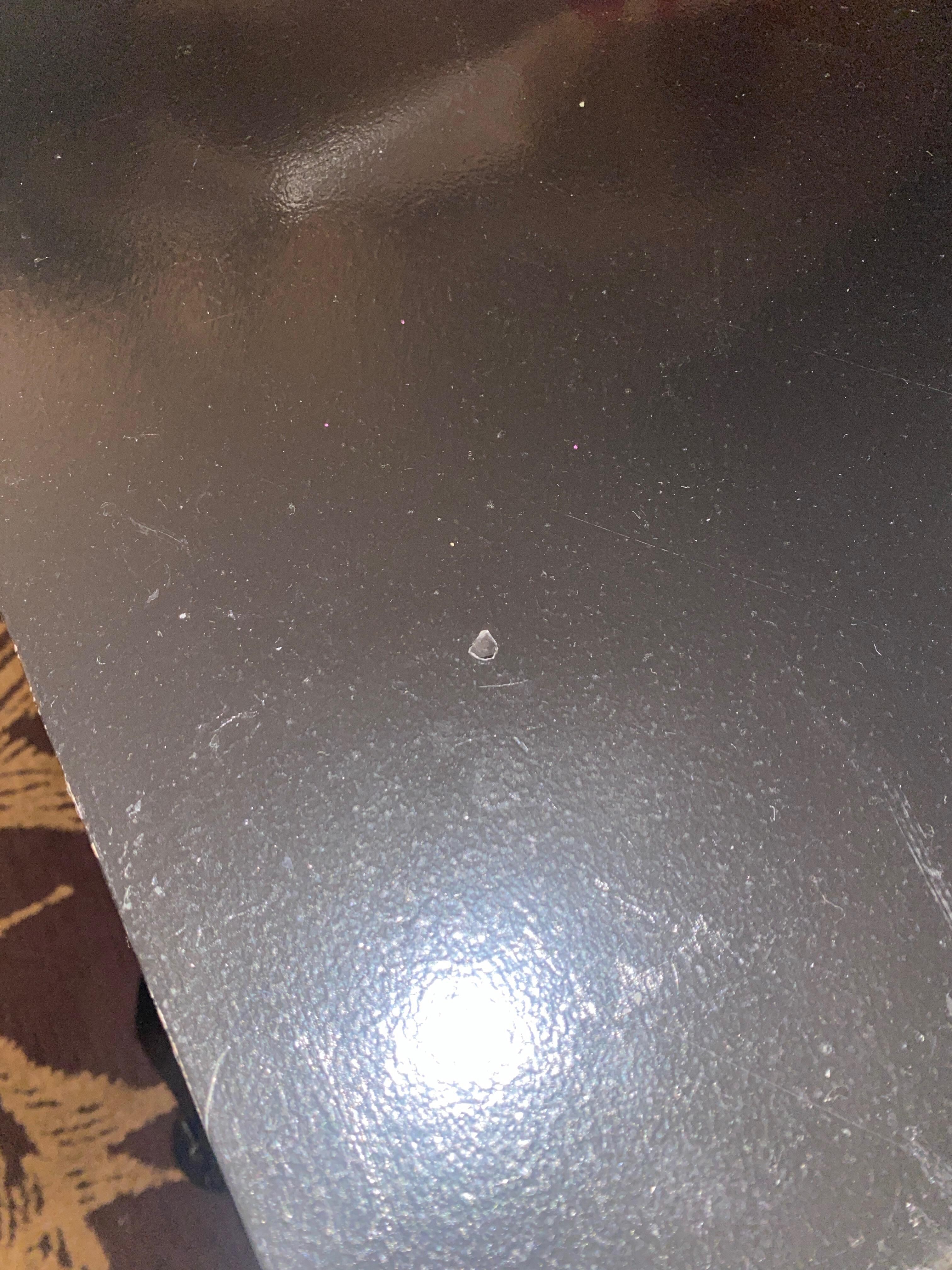 Glass from the carpet in the room