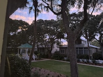 View from back screened porch