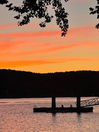 Sunset on property