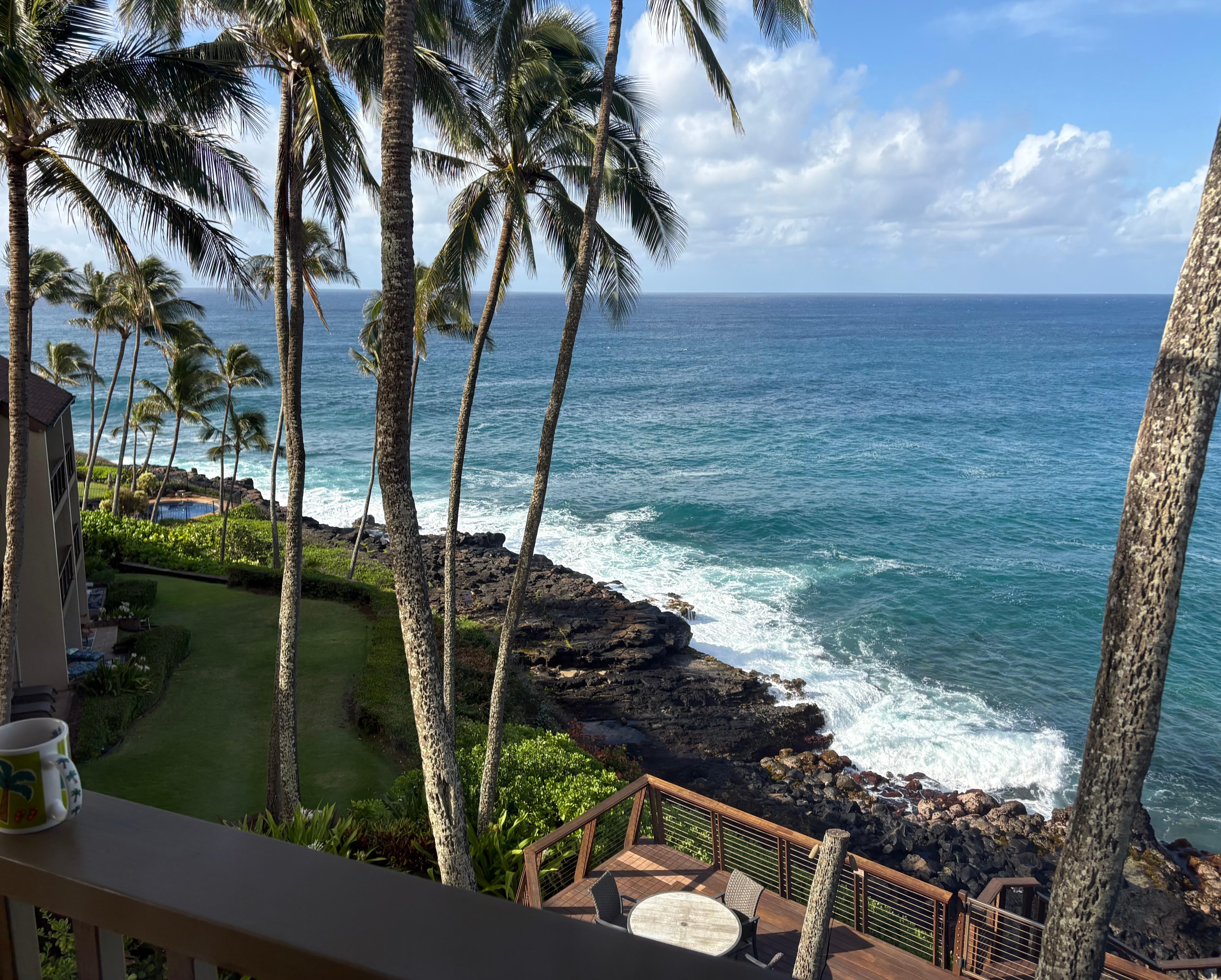 View from balcony