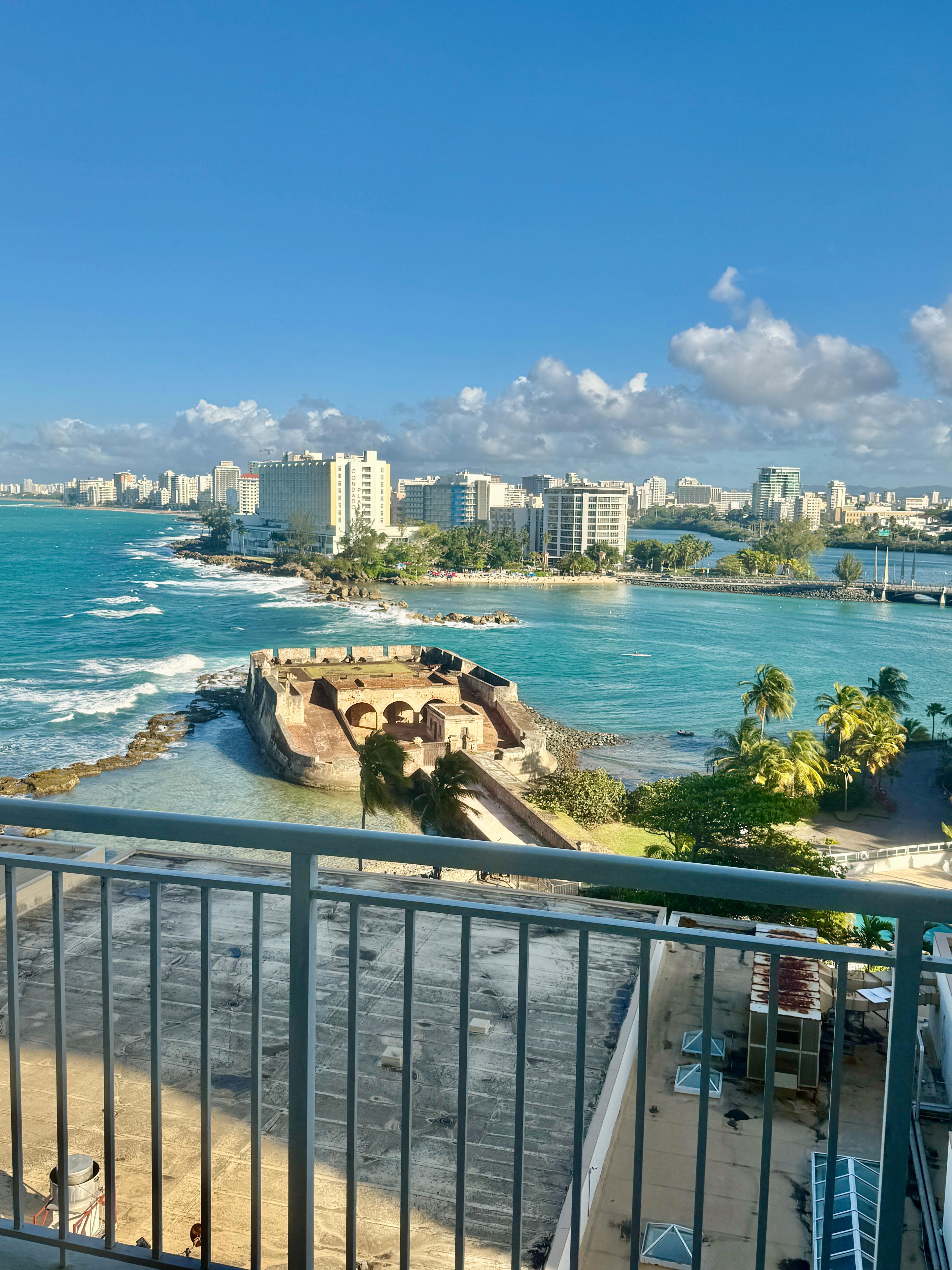 View from elevator bank
