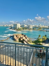 View from elevator bank