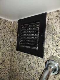 Super super dusty air vent( this is actually a fire hazard plus ther are air duct cleaners, you should invest)