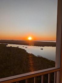 View from our screened in balcony