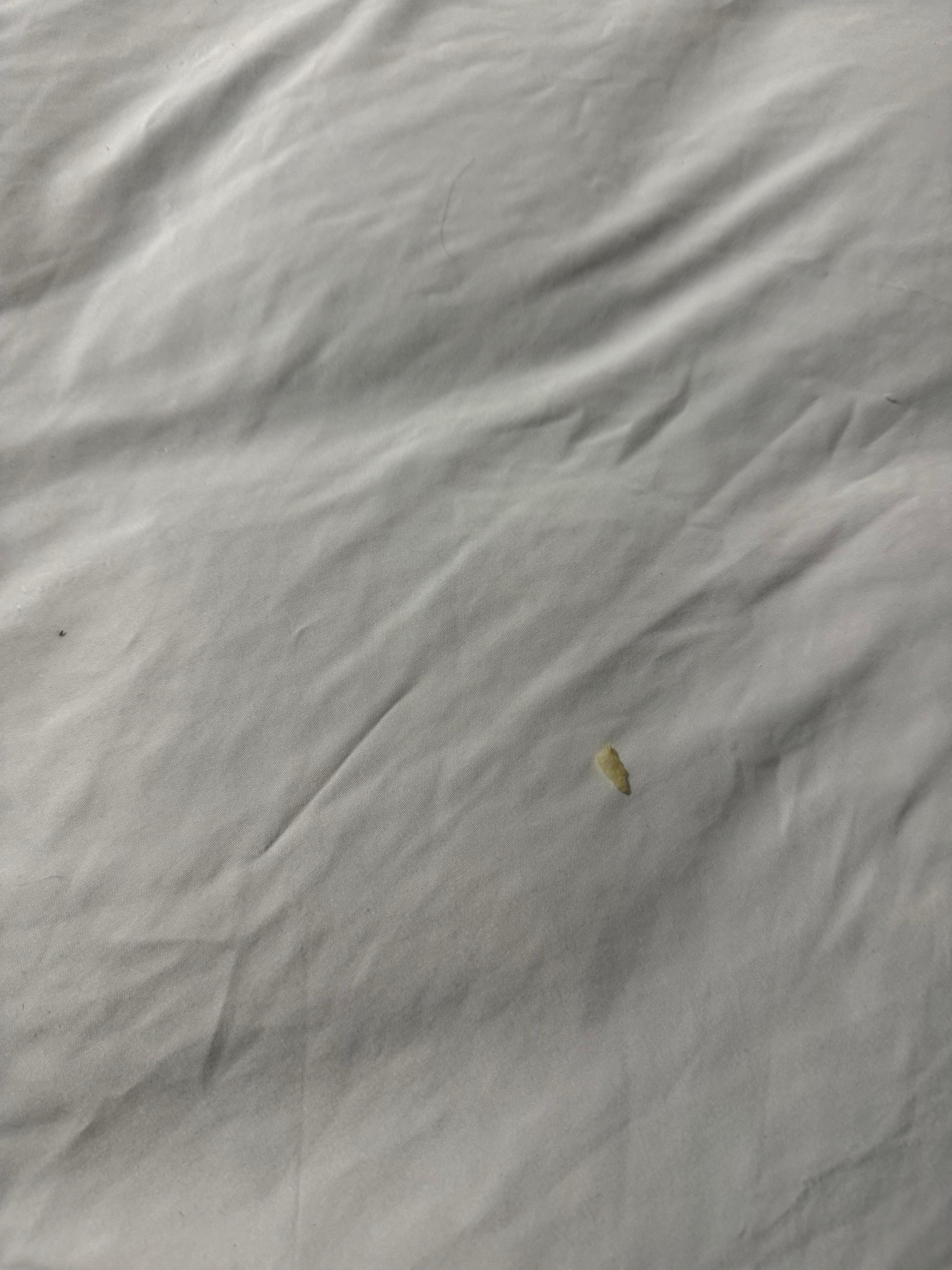 Stain on outside of sheets