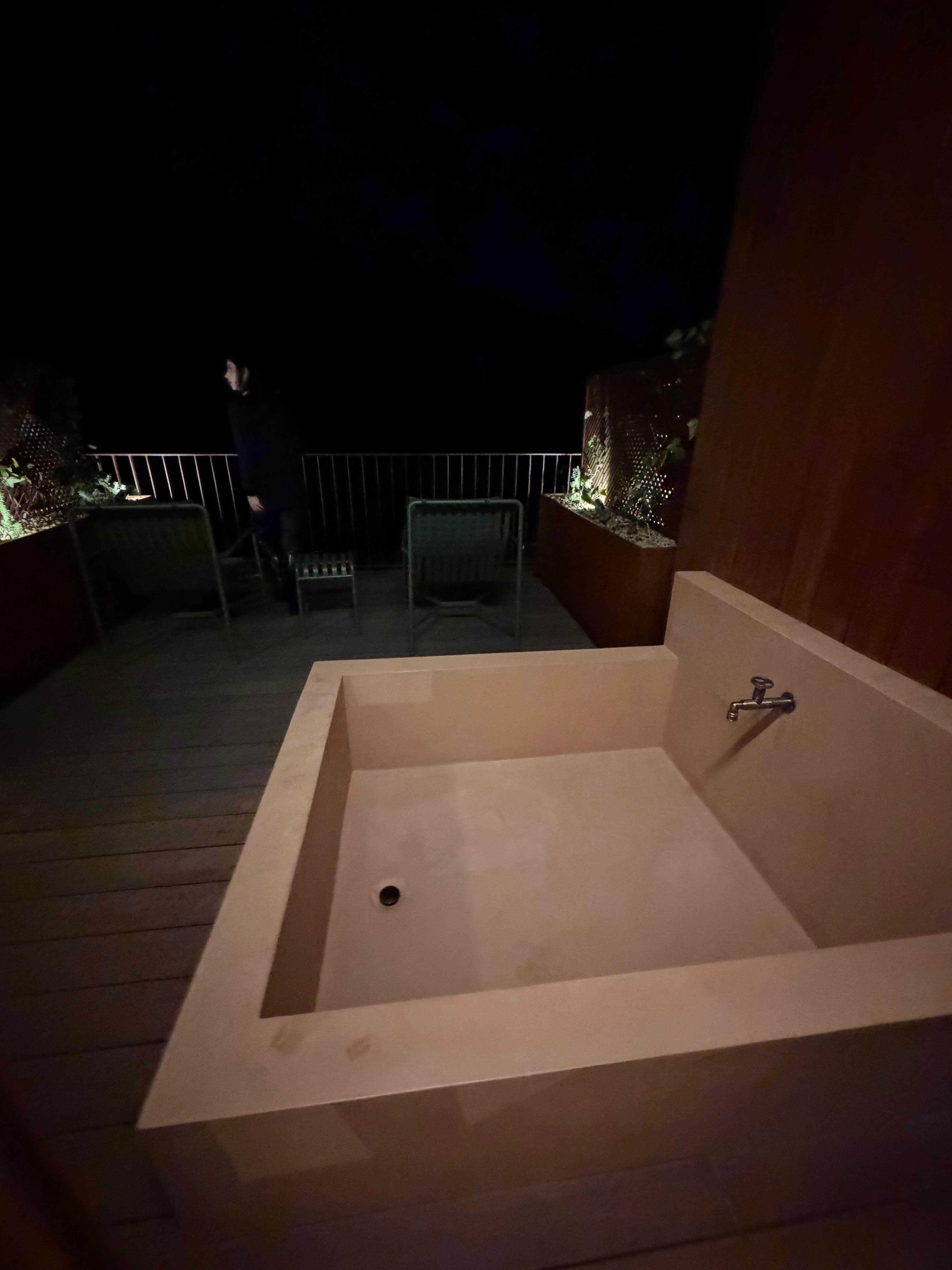 Parte externa do quarto