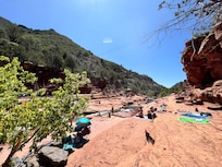 Sedona slippery canyon