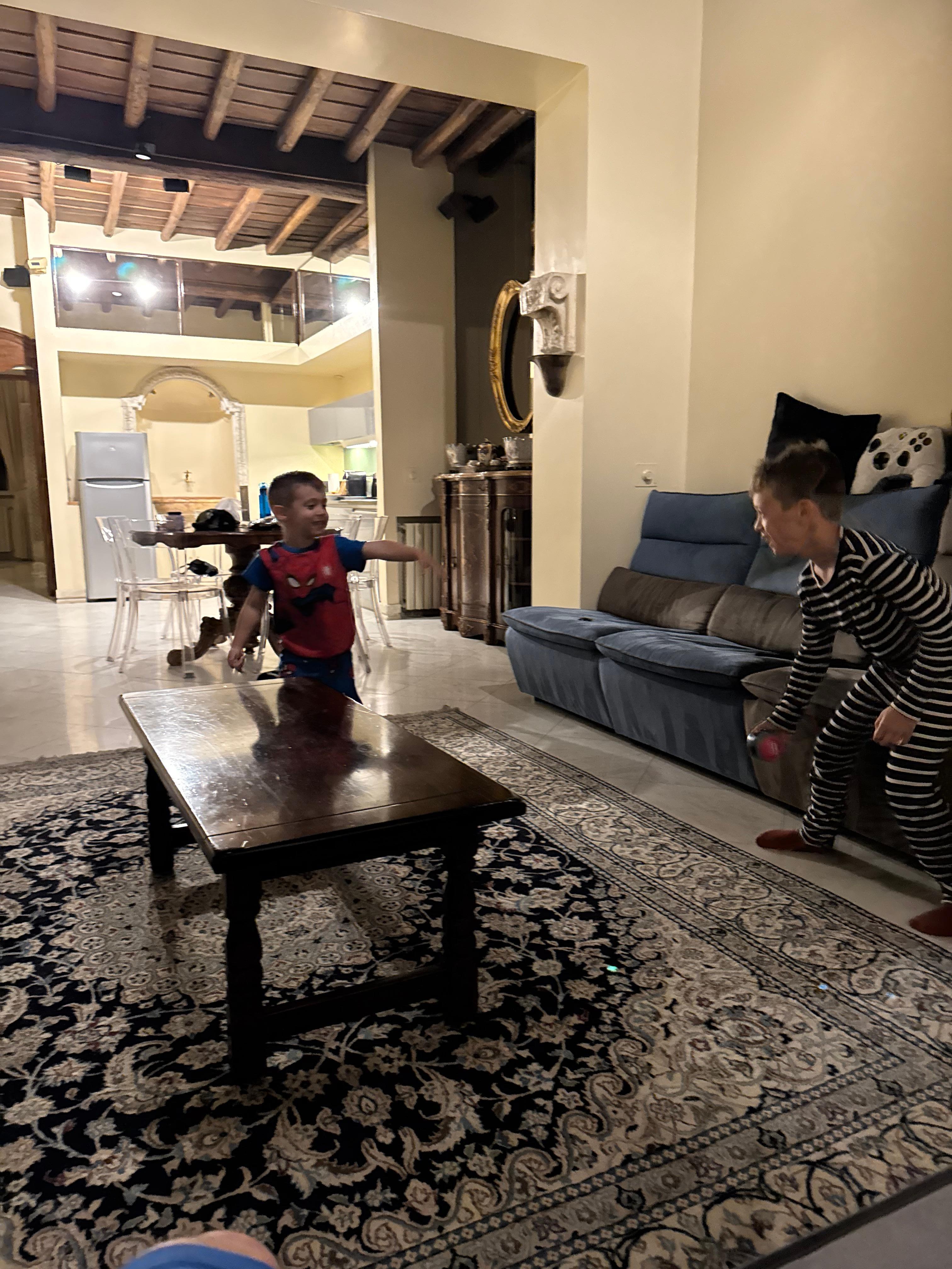 Inside apartment