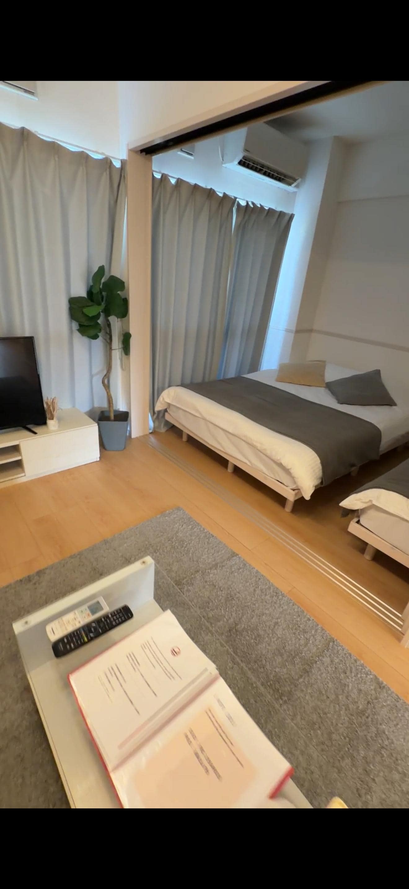 客廳跟房間的隔閡