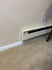Electrical Baseboards where mice would enter and exit - they were too quick to photograph