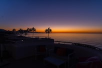 Sicht vom Balkon der Wohnung