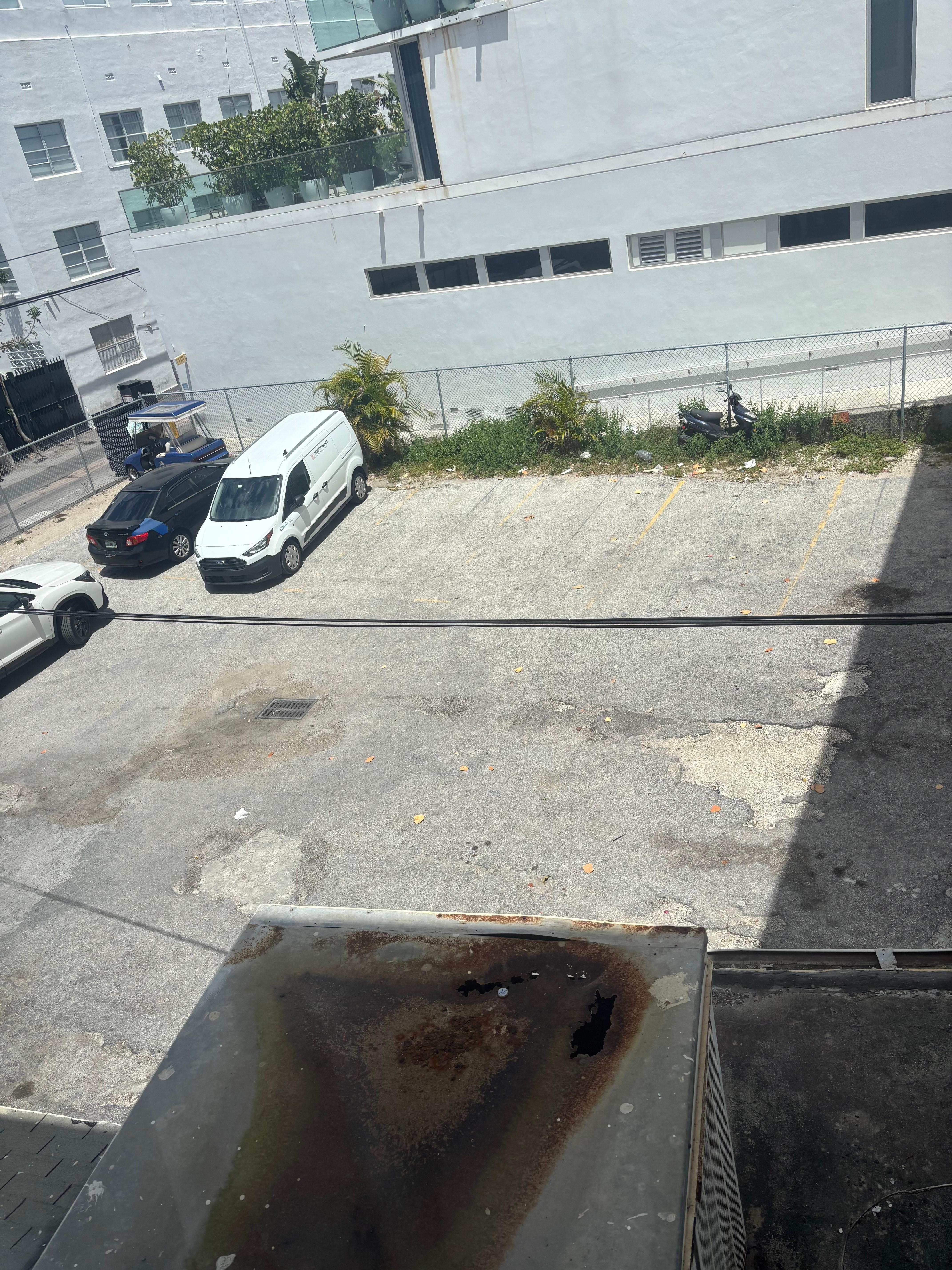 Outside view from room