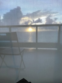 Sunset view off balcony