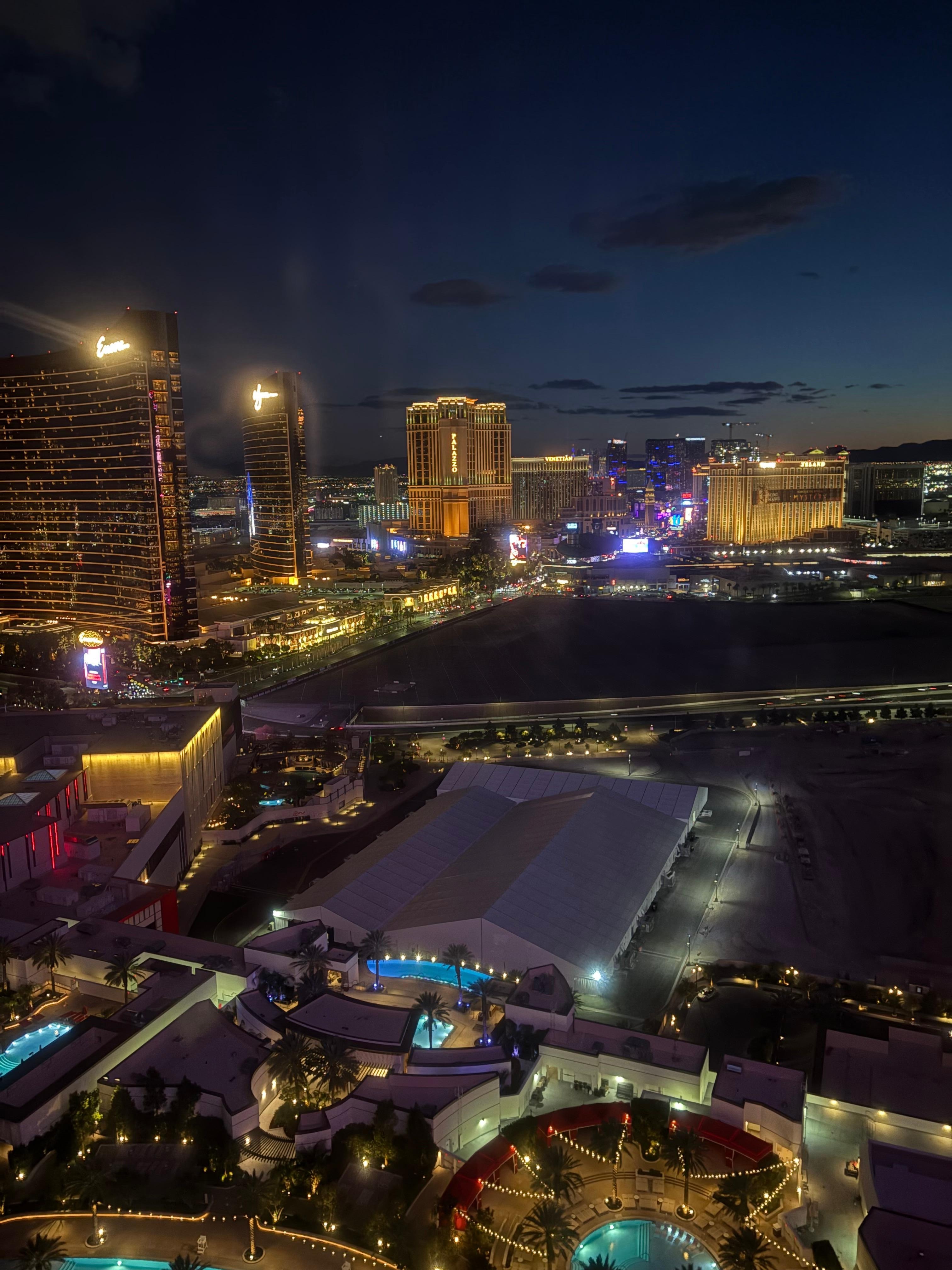 Night view from my room