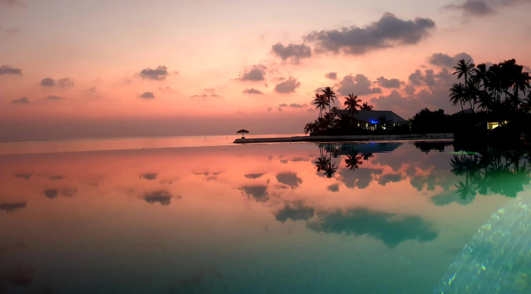 View from honeymoon villa pool