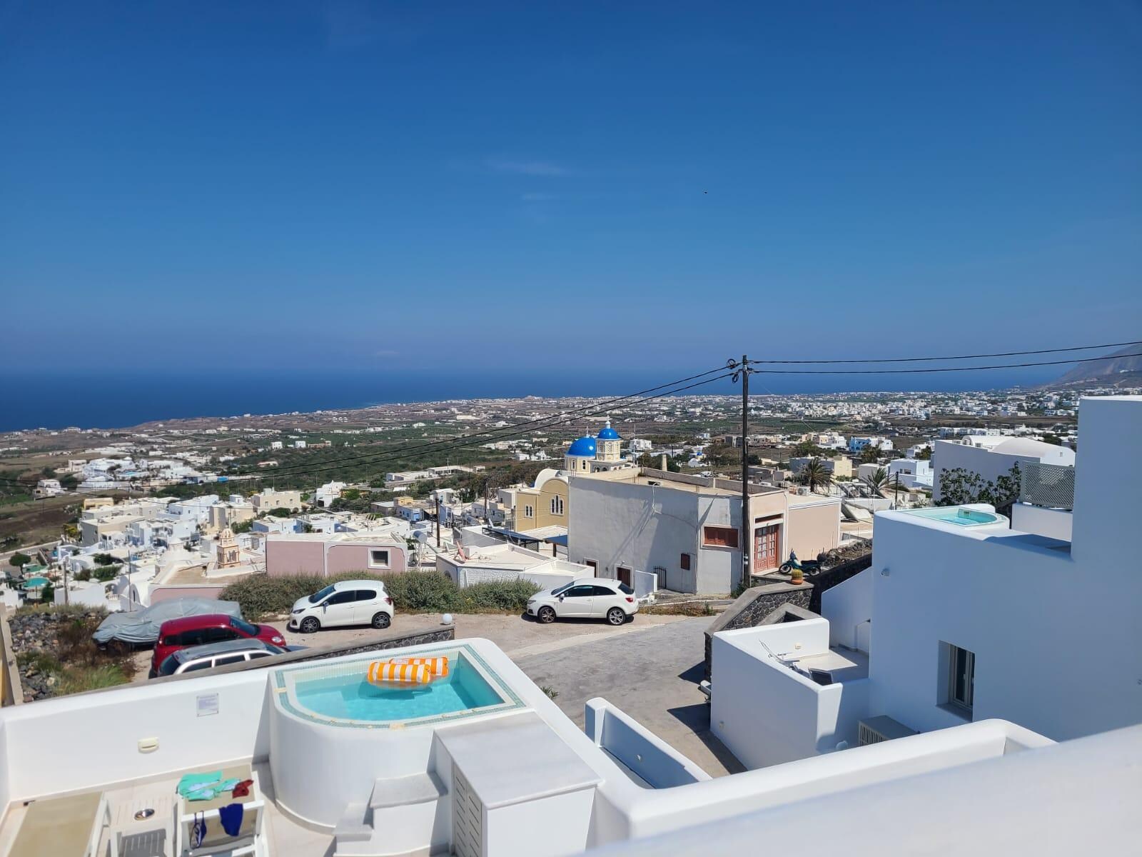 View from hotel balcony