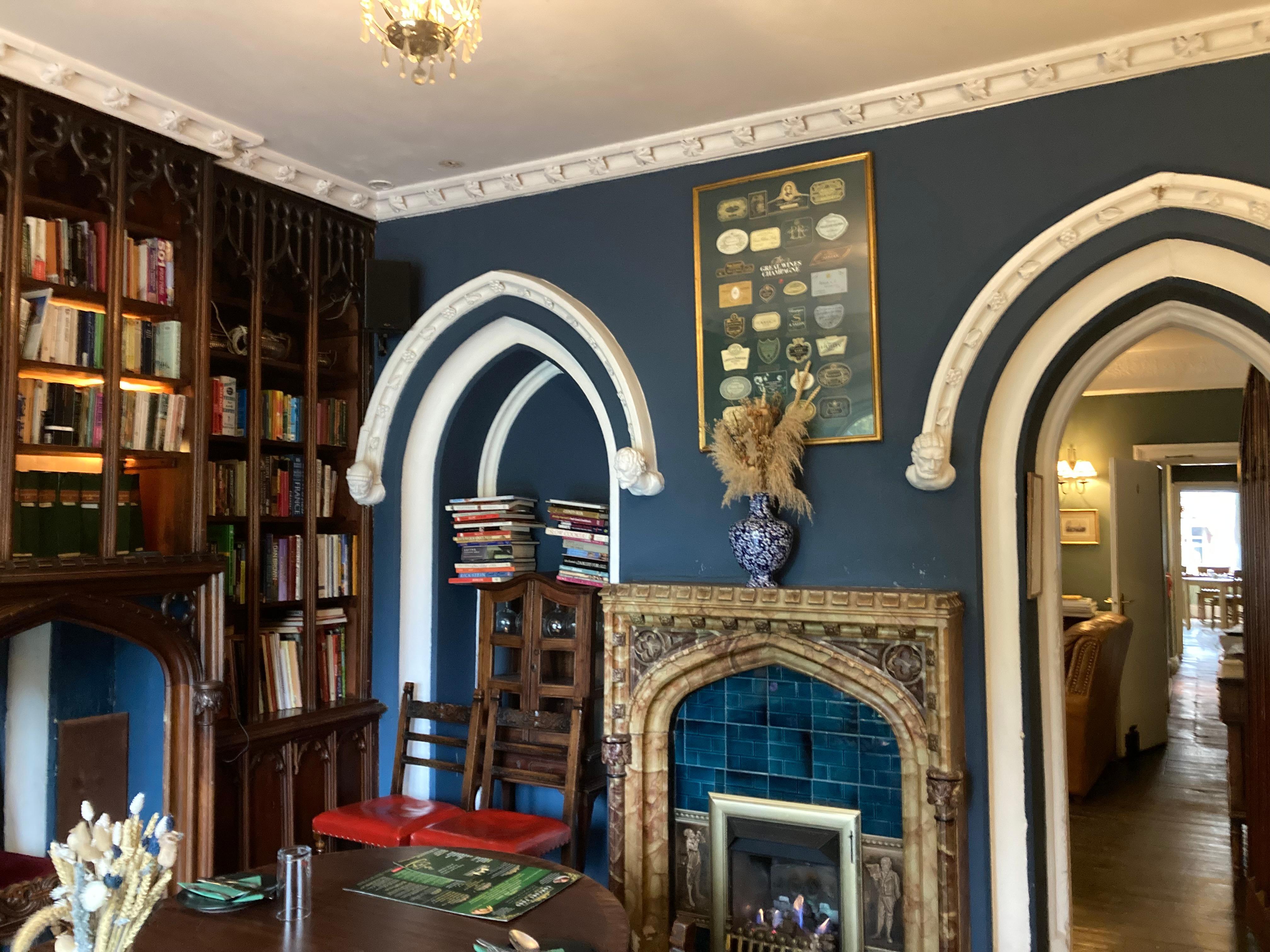 Dining area/library