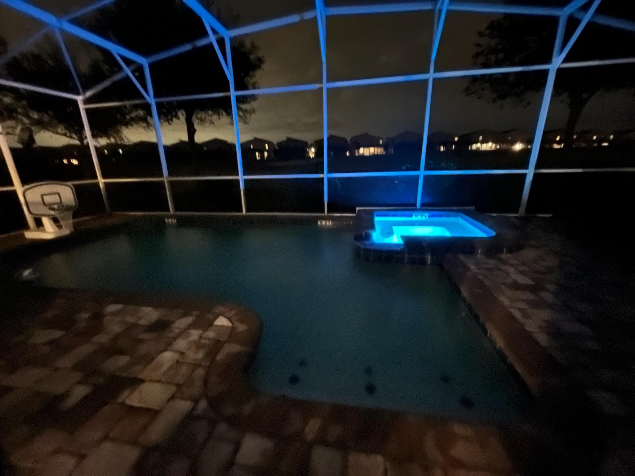 Private pool at the house 