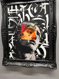 The hallways are a montage of cool prints that to homage to pop culture