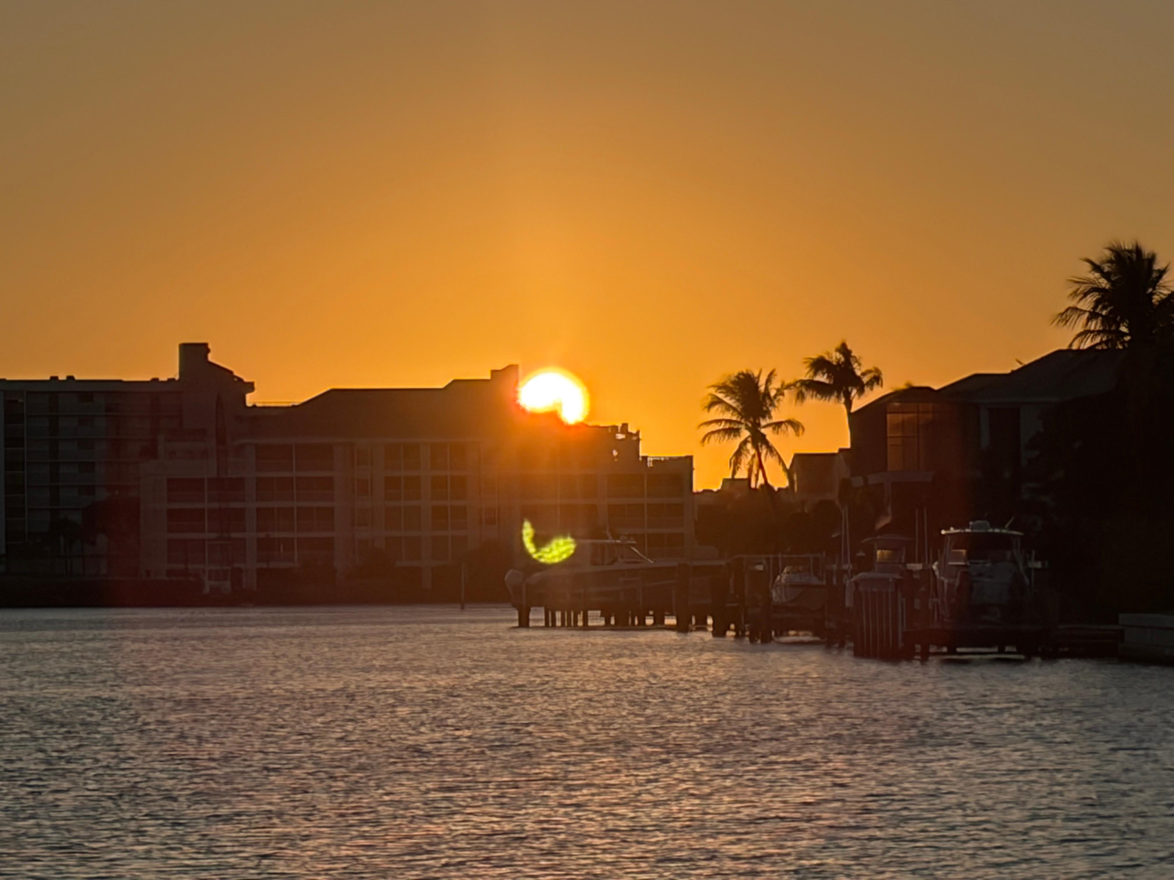 Took this at the end of the street at sunset 