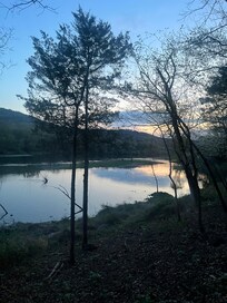 View along walking trail near the property.