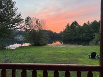 Sunset from the deck….whats better than this!