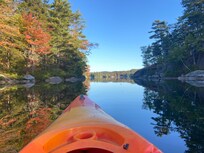 Kayaking out to the islands