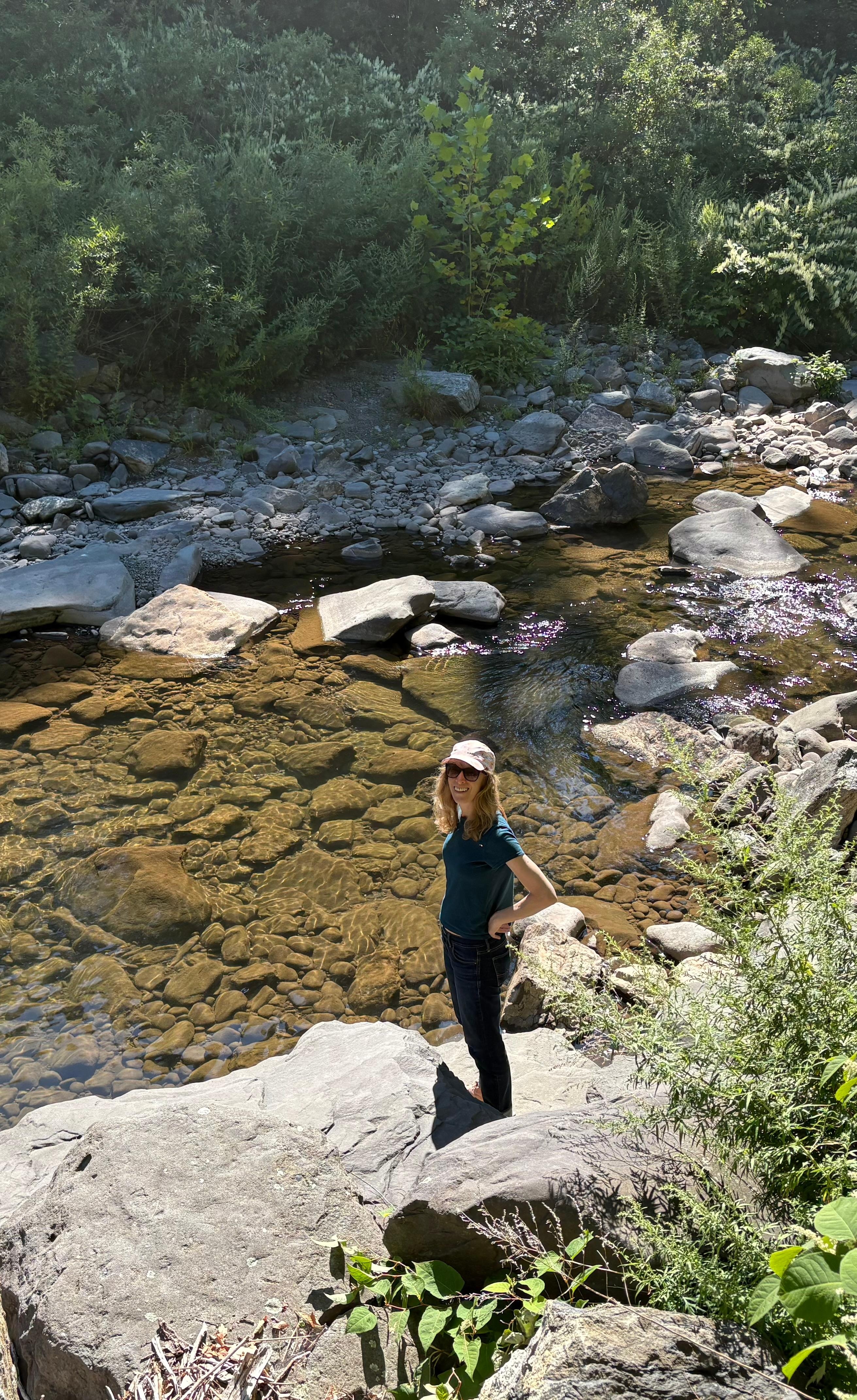 Stony Creek where we enjoyed morning coffee and a glass of wine late afternoon.