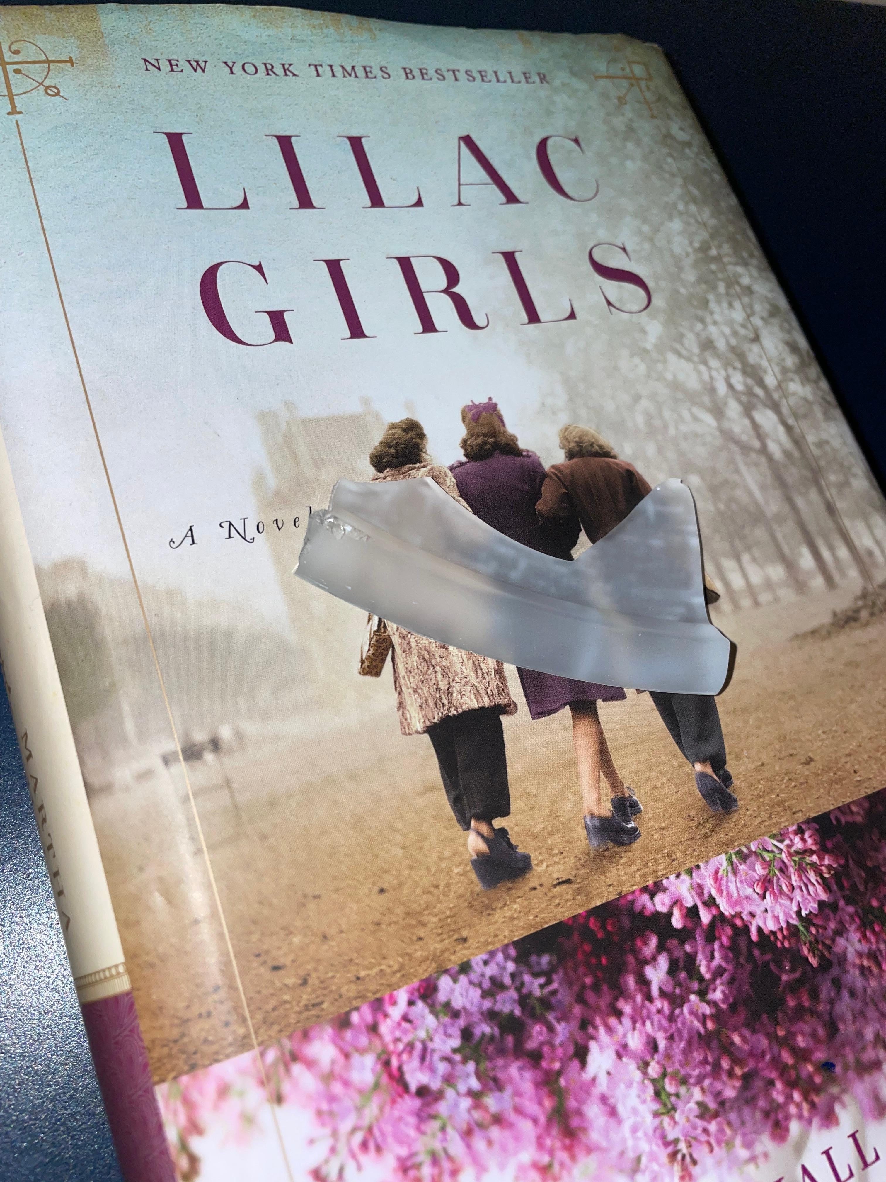 The glass she found in the bedroom! Looks like the broke light fixture and didn’t make sure all was cleaned up.