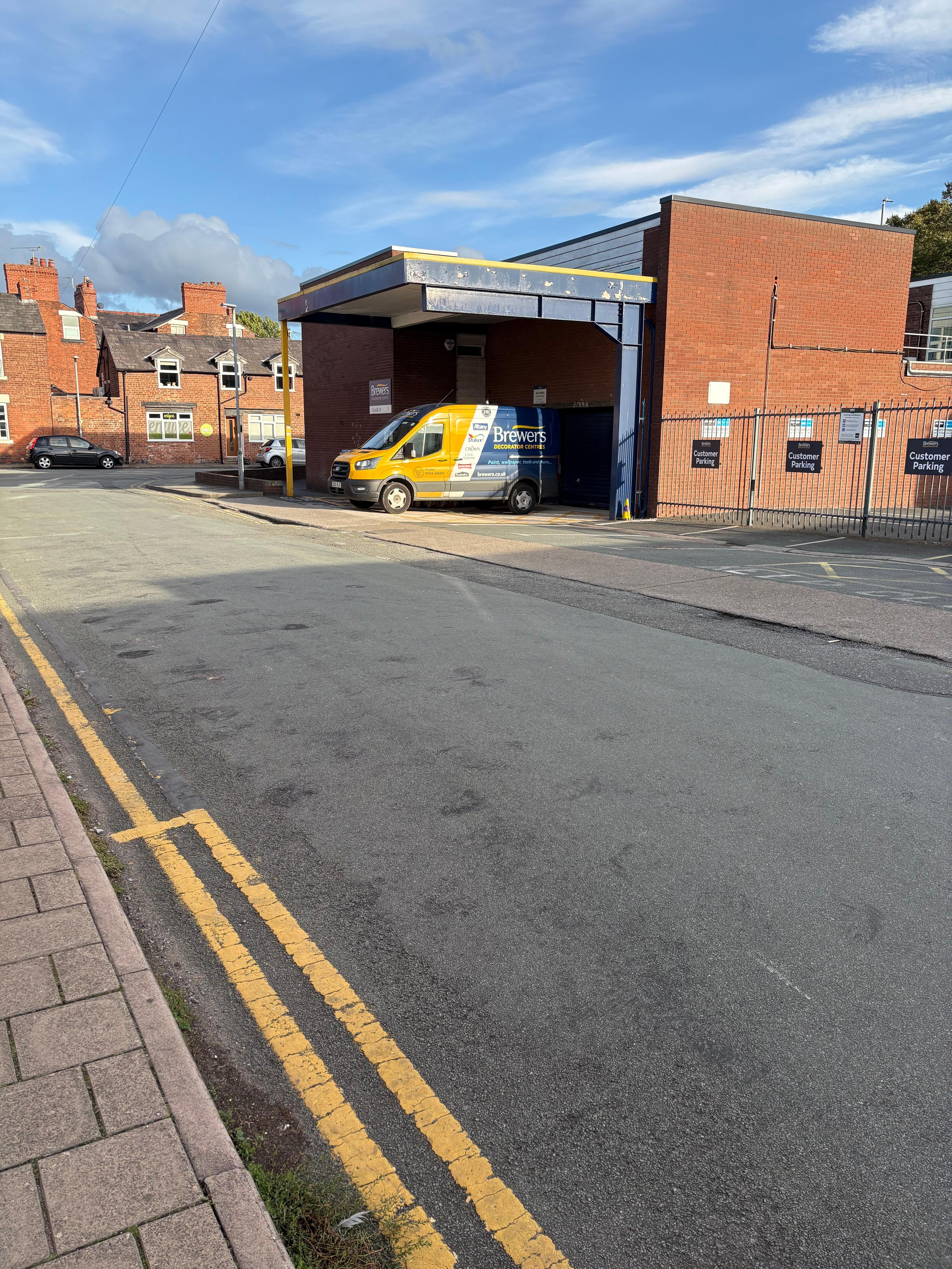 Street on one side of home