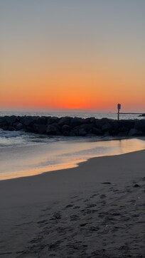 Some of the best views at the beach, literally less than a two minute walk