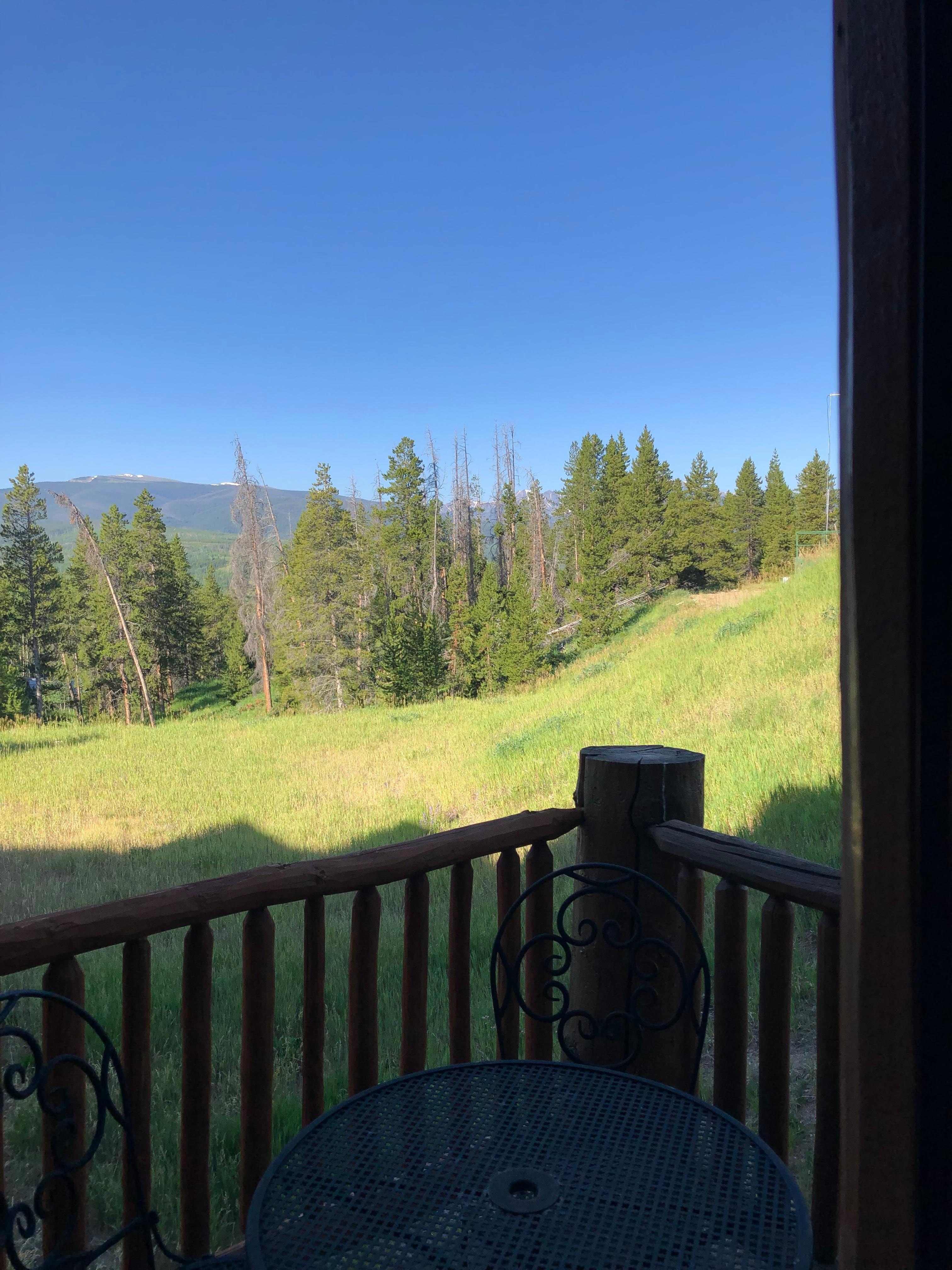 Scenic mountain views. 