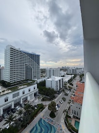 View from our balcony!